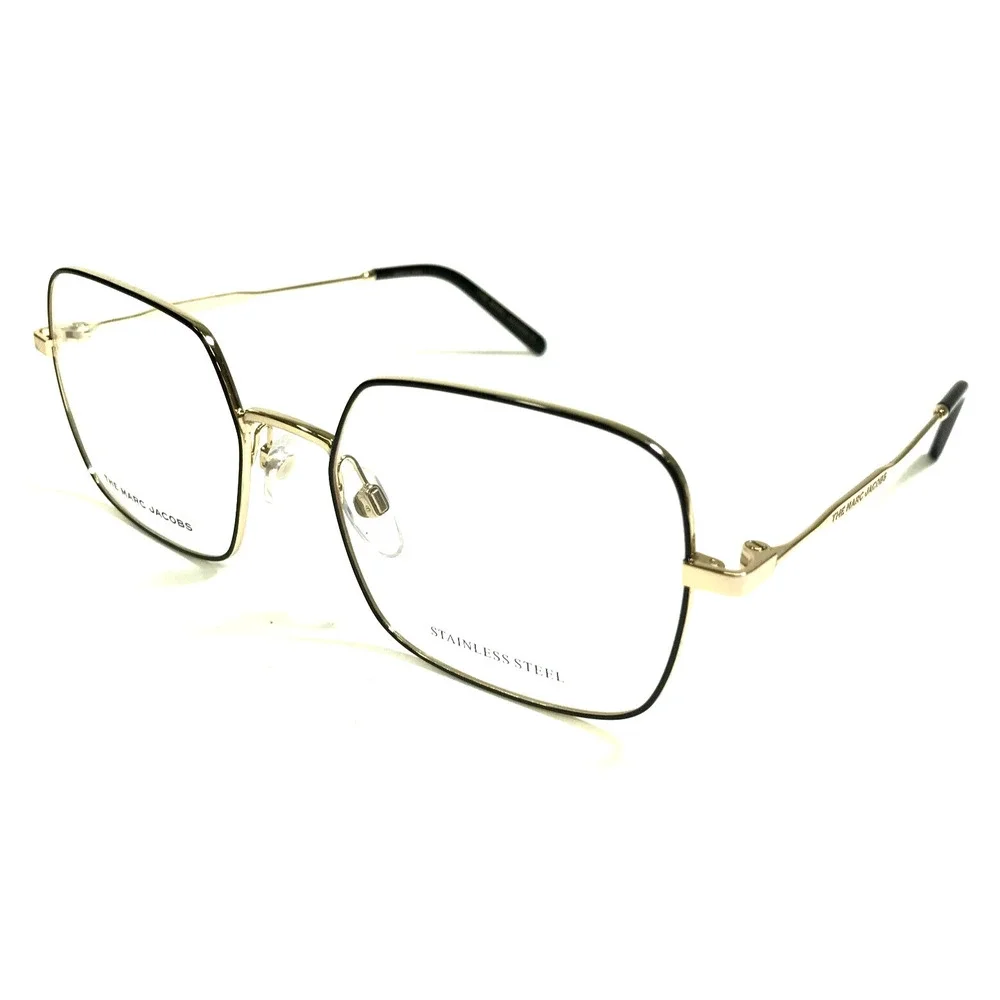 Marc Jacobs Eyeglasses Frames MARC 507 RHL Black Gold Square Wire Rim 54-18-145 - Picture 5 of 13